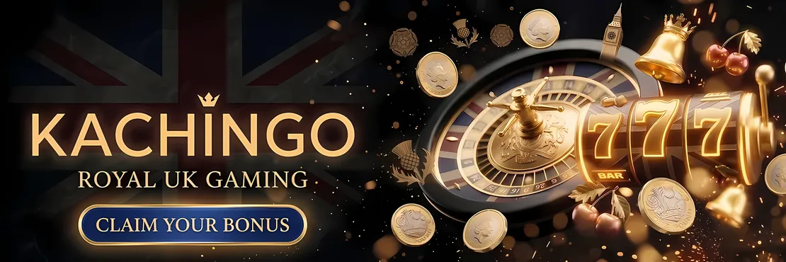 Kachingo Casino: 100% up to £50 + 20 free spins, then 50% up to £100 + 30 spins (GBP only)